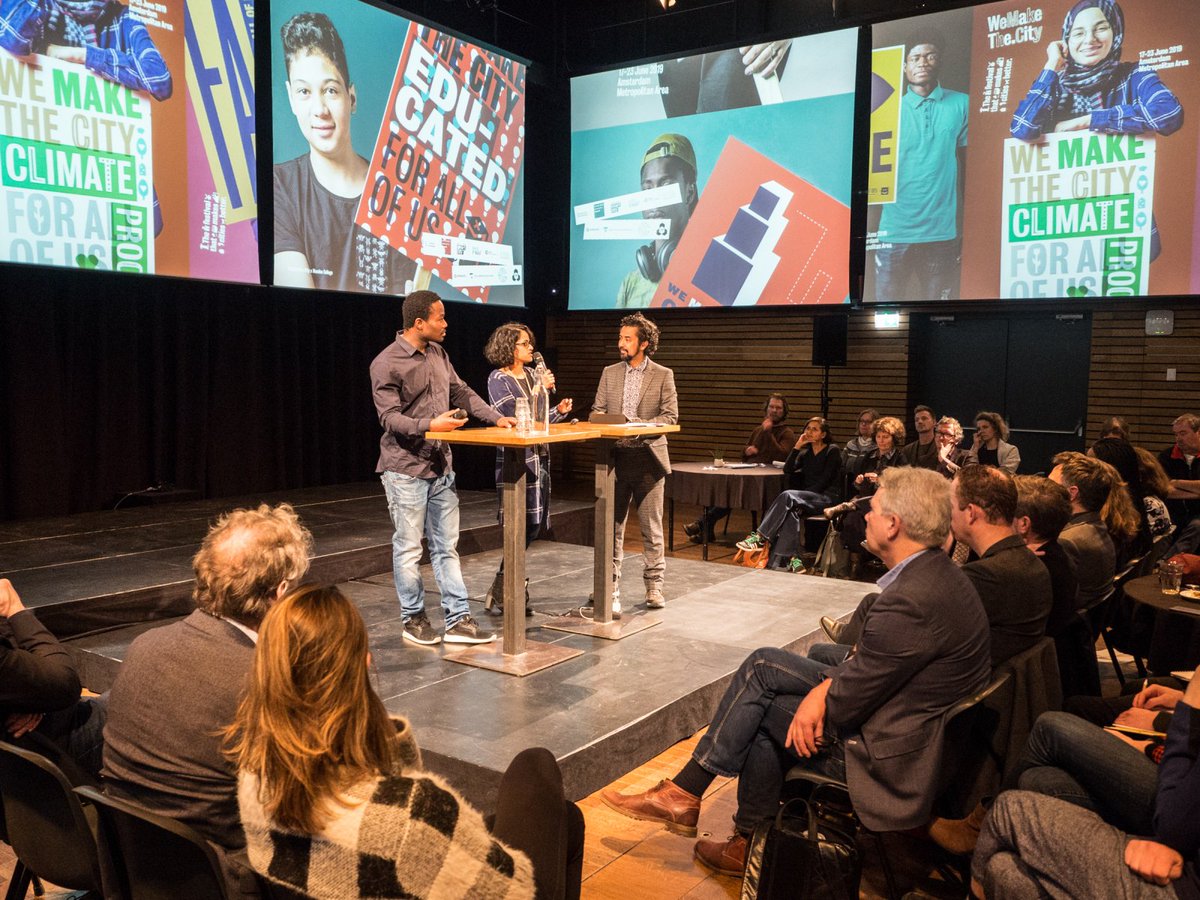 25/2 | <a href="/wemakethecity/">WeMakeTheCity</a> informatiebijeenkomst. Voor initiatieven, locaties en projecten die interesse hebben om mee te doen aan het WeMakeTheCity festival 2019. <a href="/AmsterdamNL/">Gemeente Amsterdam</a> @AmEcBoard <a href="/MRAsamenwerking/">Metropoolregio Amsterdam</a> @adamsmartcity <a href="/AMS_institute/">AMS Institute</a> <a href="/waag/">Waag Futurelab</a> <a href="/HvA/">Hogeschool van Amsterdam (HvA)</a> ow.ly/Sggn50l70WI