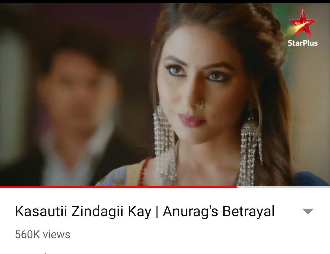 HeenaHk199's tweet photo. New Promo Crossed 560K Views only 1days #KasautiiZindagiiKay
#StarPlus #Youtubechanel
Sach mind-blowing promo
@eyehinakhan magic of
#KomoStorm #KomoSwag
Very interesting story upcoming jab Hogi komolika ki Sadi aonuragse
#Keepshinging hinu di love you forever https://t.co/WXRK0U2dTK