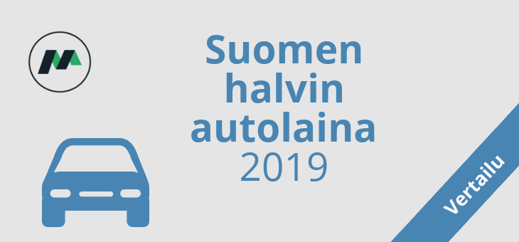 Taloutenifi's tweet photo. Autolainaa saa monesta paikasta, siksi Talouteni.fissä päätimme verrata mistä suomessa saa halvimman autolainan 2019 alussa.  Vertailimme autolainat 11 eri rahoituslaitoksesta - halvimman ja kalleimman välillä jopa 3000€ ero. https://t.co/6CglkFj6o9 https://t.co/21oNBe4Z3S