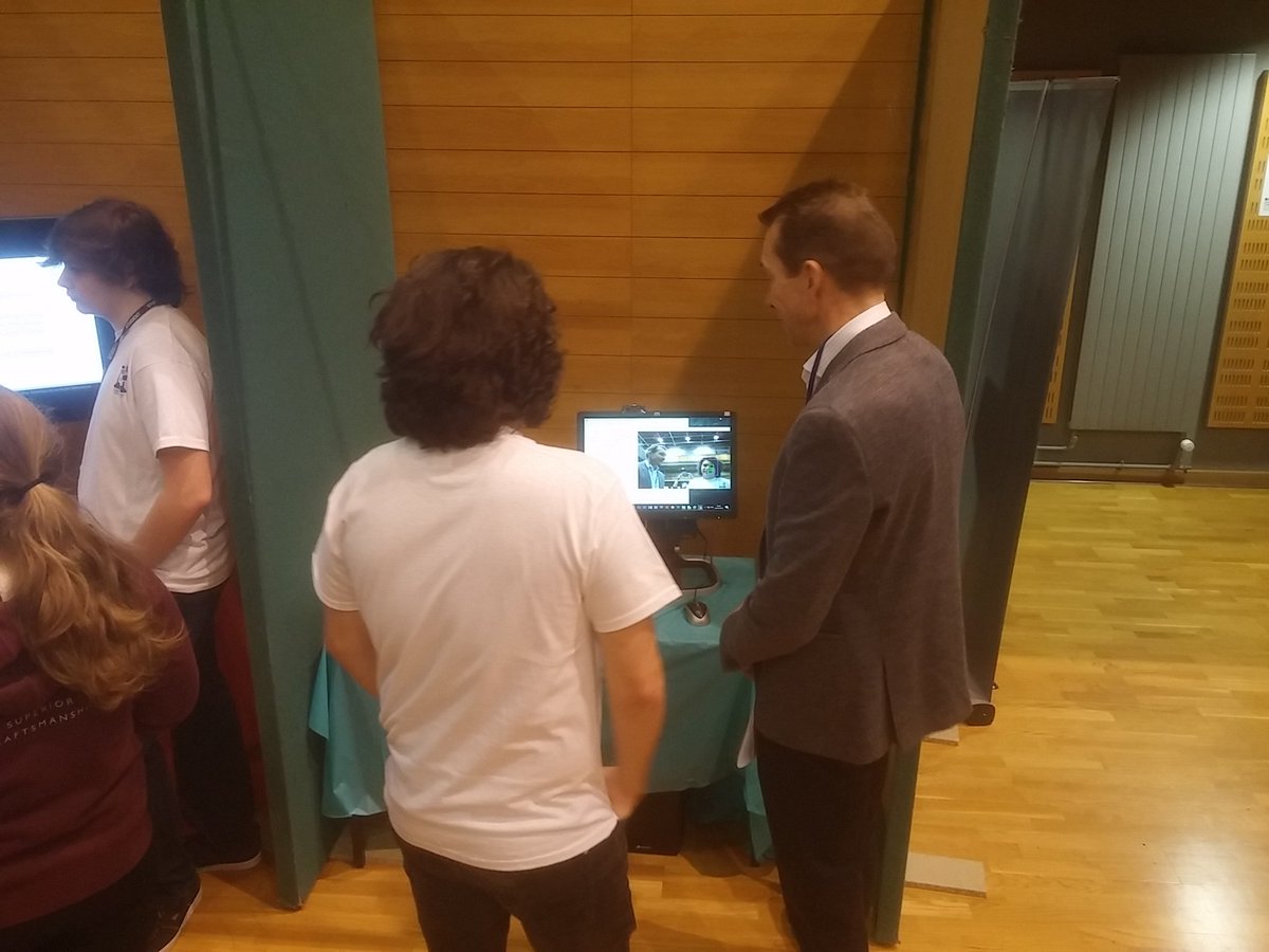 DanICTGCFE's tweet photo. #Techday2019 is in full flow at @GuernseyCollege &amp; @PRCPAGuernsey as visitors from business and industry arrive https://t.co/mrbZ3OESWa
