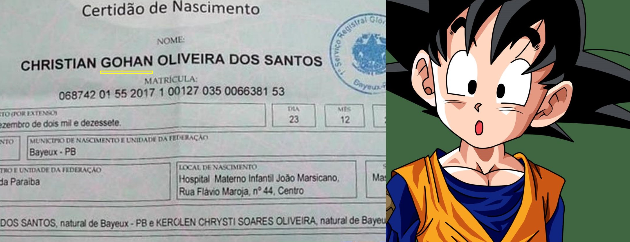 Xande on X: #nomebomé Gohan Filho do Goku, salvador do mundo rs.  #QuintaDetremuraSDV  / X