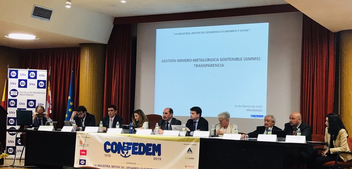 Hoy se está celebrando en Valladolid la jornada “La industria, motor del desarrollo económico y social” organizada por CONFEDEM. El Vicepresidente de Berkeley Minera España, Francisco Bellón, forma parte de una de las mesas redonda 
Apostamos por la minería sostenible.

#minería