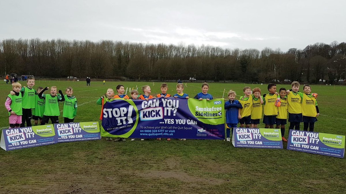 Here’s a #Throwback to launching the Quit Squad #SmokeFreeSidelines initiative! We’re looking for more grassroots sports clubs to join the initiative to help create a #SmokeFreeGeneration. Is your club interested in joining? Call 0800328 6297