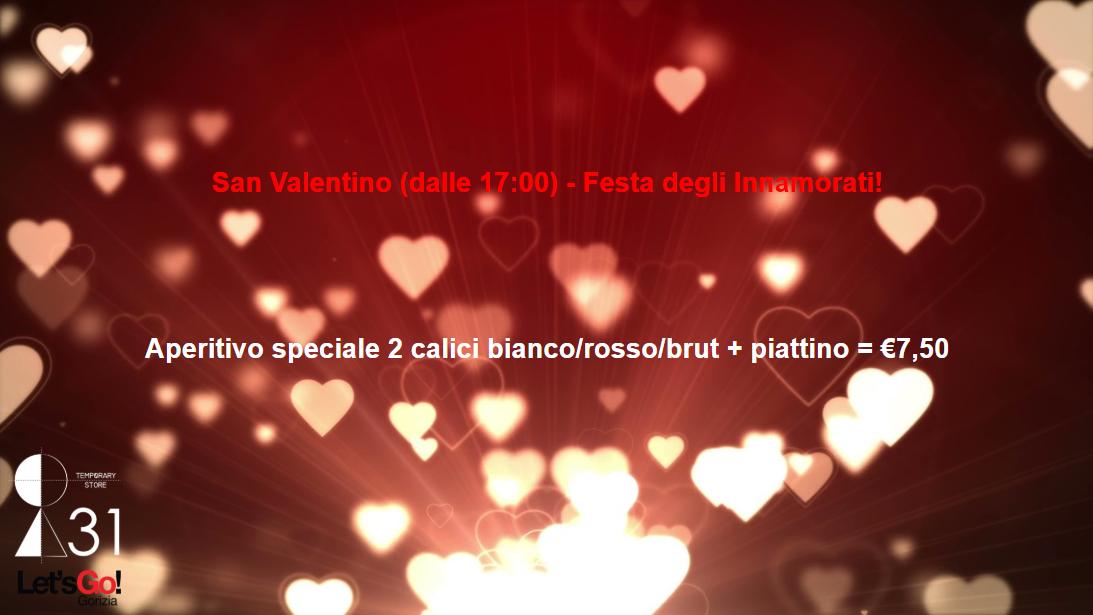 Buon #SanValentino! 

Dalle 17:00 in poi, #aperitivo speciale per TUTTE le coppie!

#R31 #LetsGoGorizia #viviRastello