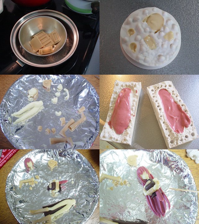 公真 自作フィギュアの型で立体キャラチョコを作ったことならある なとないと