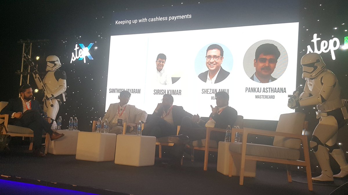 impactai2's tweet image. 'Cashless payments transactions will make transactions based on whether card-present or card-not-present obselete' 💳💱 Shezan #Beam @stepconference #Step2019
