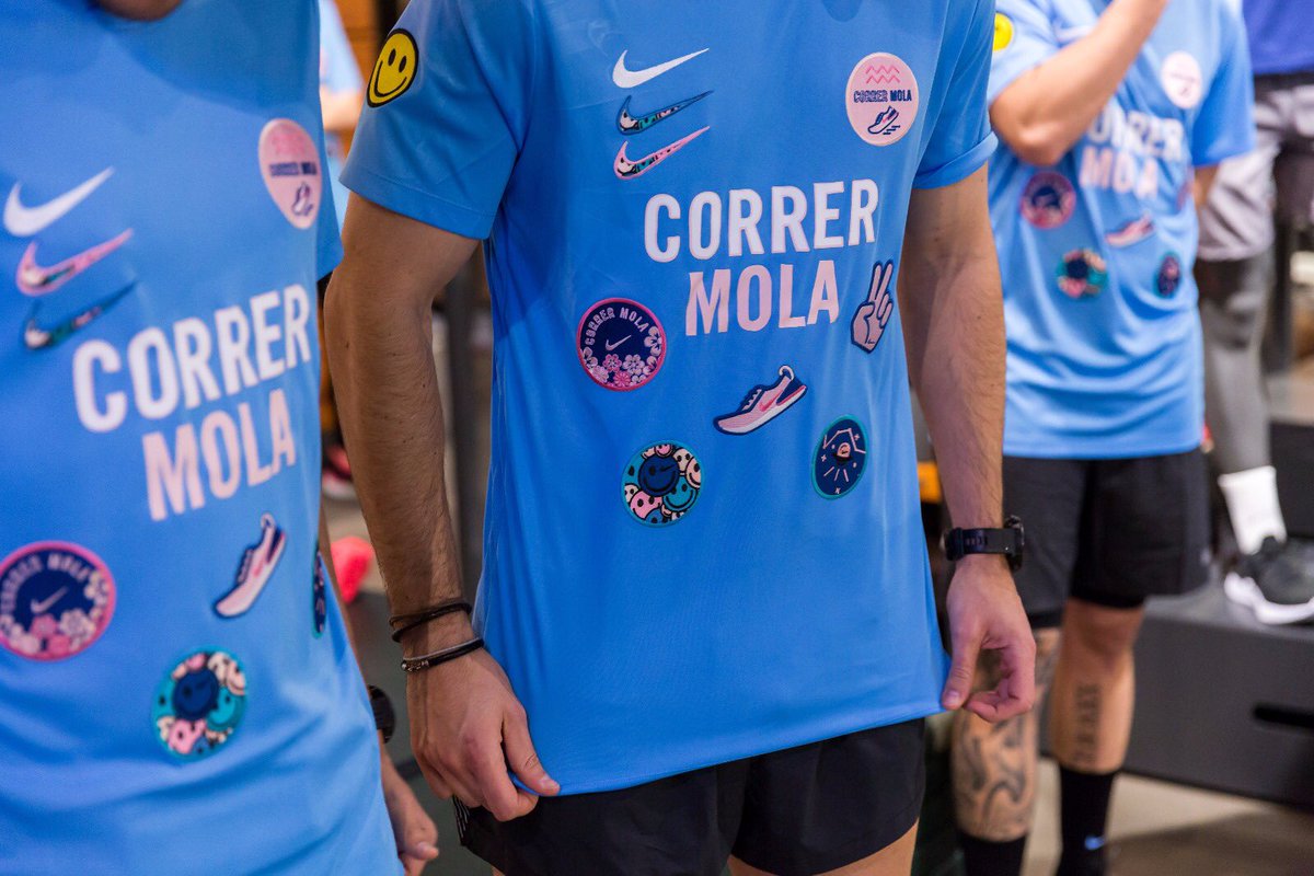 Raul Gomez pe Twitter: „CORRER MOLA!! P.d: mola tanto como la camiseta que lucimos ayer con ese lema por Muy loca, positiva, muy runnera, muy única y gracias
