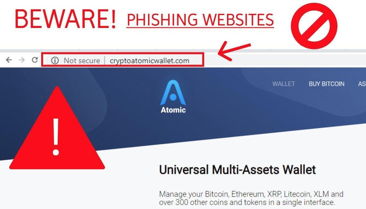 SCAM ALERT! Beware of phishing websites, pretending to be Atomic! The only  original link is https://t.co/uOCjcdBF7c, the rest is fake! Stay safe! 🤜