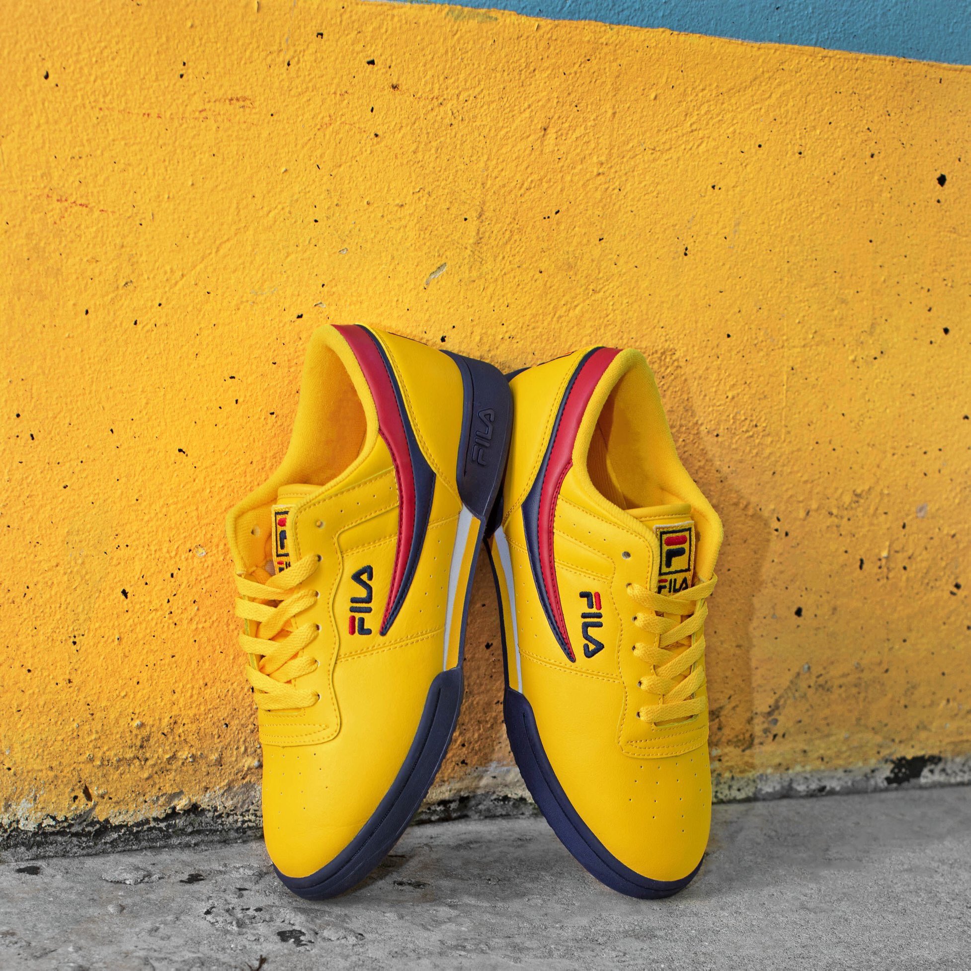 Yellow filas journeys sale