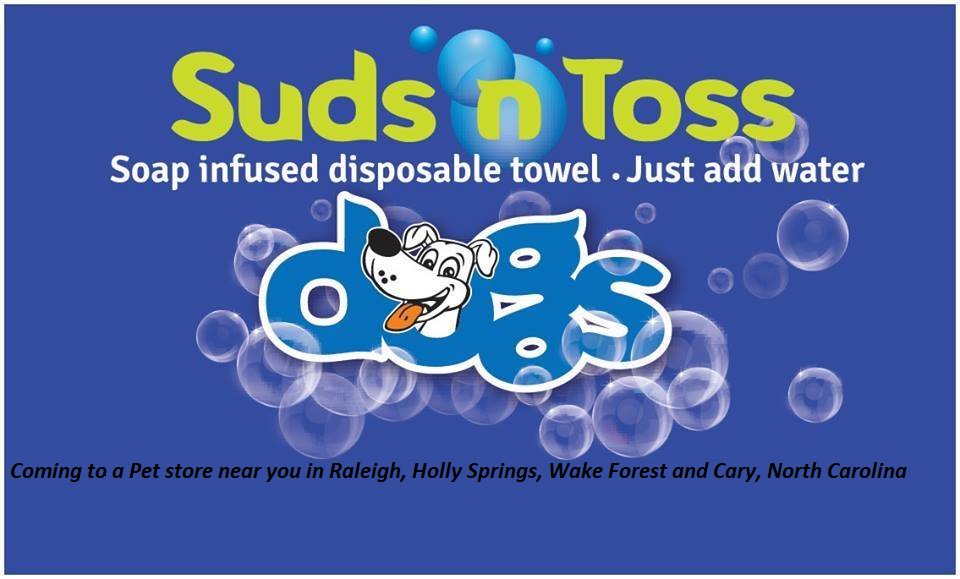 sudsntoss's tweet photo. @instagram @sudsntoss Suds n Toss Soap infused towels with Natural Oatmeal Shampoo is coming to Pet stores in North Carolina! So easy to wash your dog. Just add water! https://t.co/chL3Ez3A2l