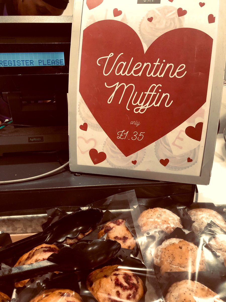 LSBUfood's tweet photo. Share the ❤️ today...grab your Love muffin for only £1.35! Happy Valentines Day 🥰, team Elior @ LSBU #eliorfoodie #eliorpeople #sulsbu https://t.co/MpjUynL5Qb