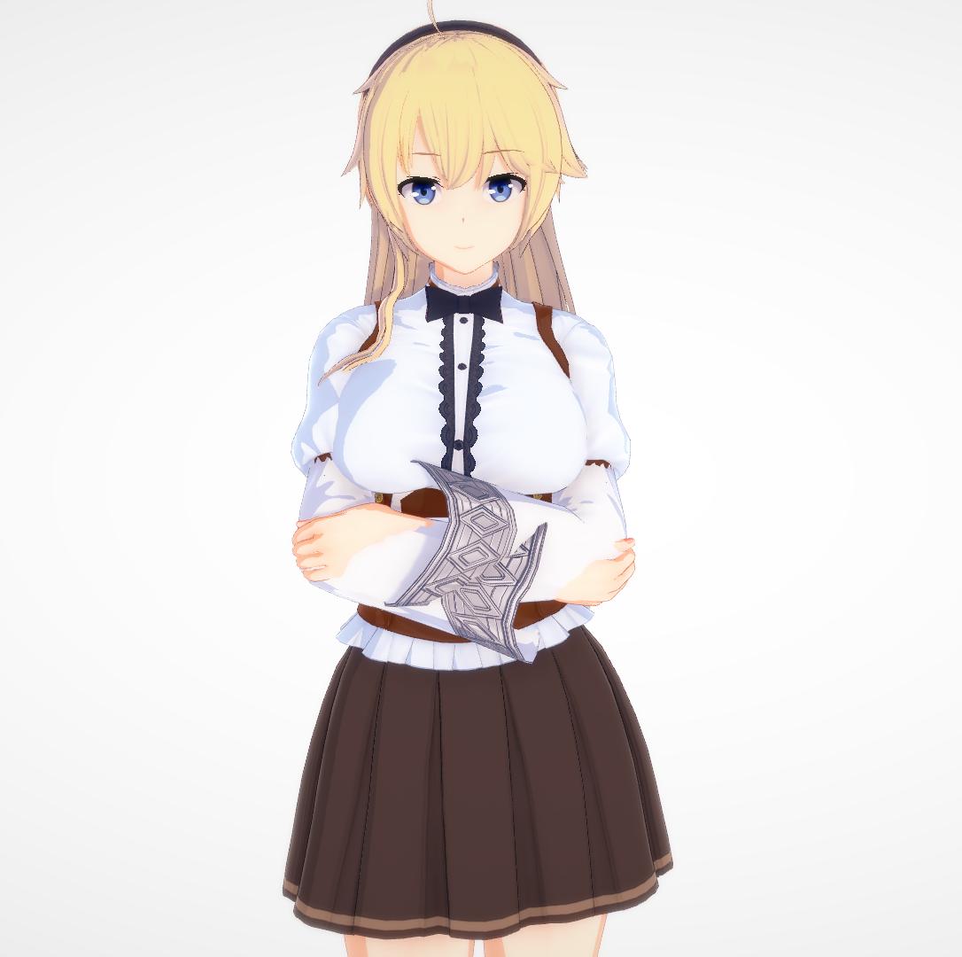 アオ ちょっと服装違いますが エレンちゃん作成しましたｂ 靴下片方違いとかできませんかね イリュさん コイカツ 刀使ノ巫女 古波蔵エレン T Co Qzptz3qtsv Twitter