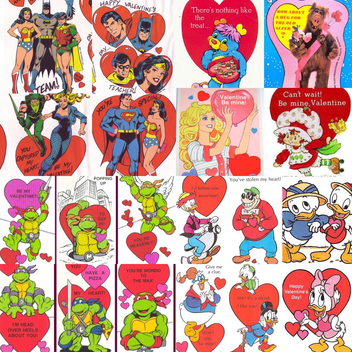 80sThen80sNow on X: TAG A FRIEND AND SHARE THE 80s LOVE! Happy Valentines  Day to All my Beautiful 1980s Family, Courtesy of 1980-1989 Greeting Cards!  #HappyValentinesDay #Valentines #Valentine #Love #TMNT #Marvel #DC #