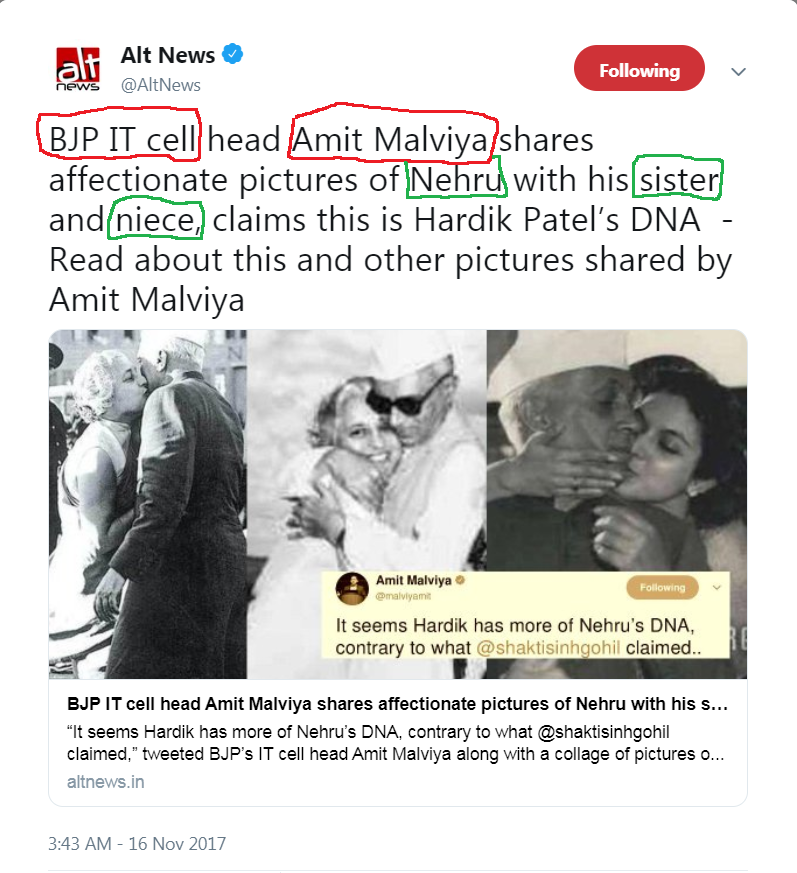 PradzWorLd's tweet photo. @axomnews421 @INCIndia #MissedOut on #FAKENEWS #Busted,by still #BLindLy falling for too much #BhaktsApp?
Or,part of #MaLpua #TroLLArmy that #purposefully runs #DisinformationCampaigns with #HateSpeech #FearMongering,still #Haunted_By_Nehru,to find a #FavouriteTarget in:-
"Sab #Nehru Ji Ki Wajah Se"?😏 https://t.co/nePb2moxnP