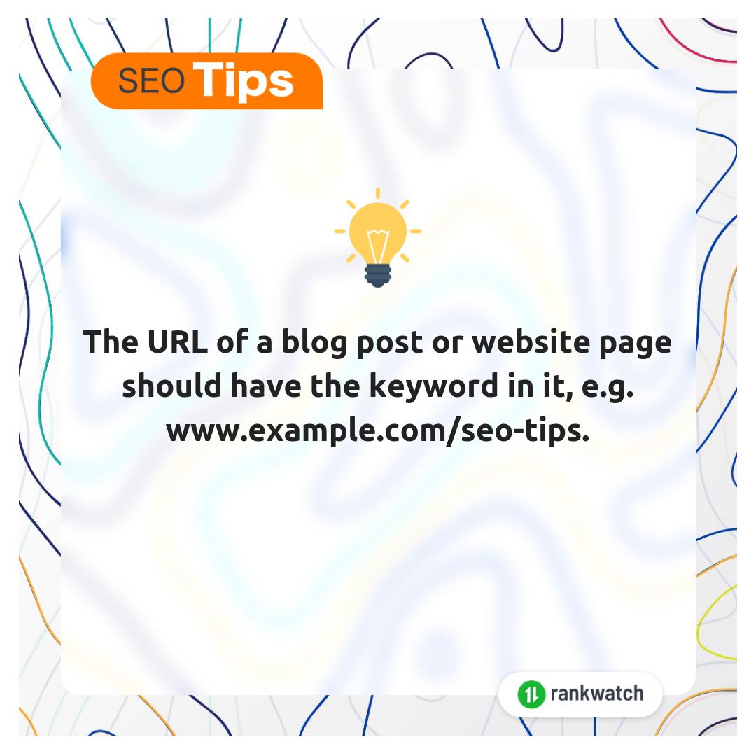RankWatch's tweet image. Search engines use URL for determining the relevancy of a page to a search query.

#SEO #seotips #optimisationtips #seosolutions #seosoftware
#digitalmarketing #rankwatch #instaseo #instadigitalmarketing #SEM #website #SEOlearning #seotool #websitedevelopement
