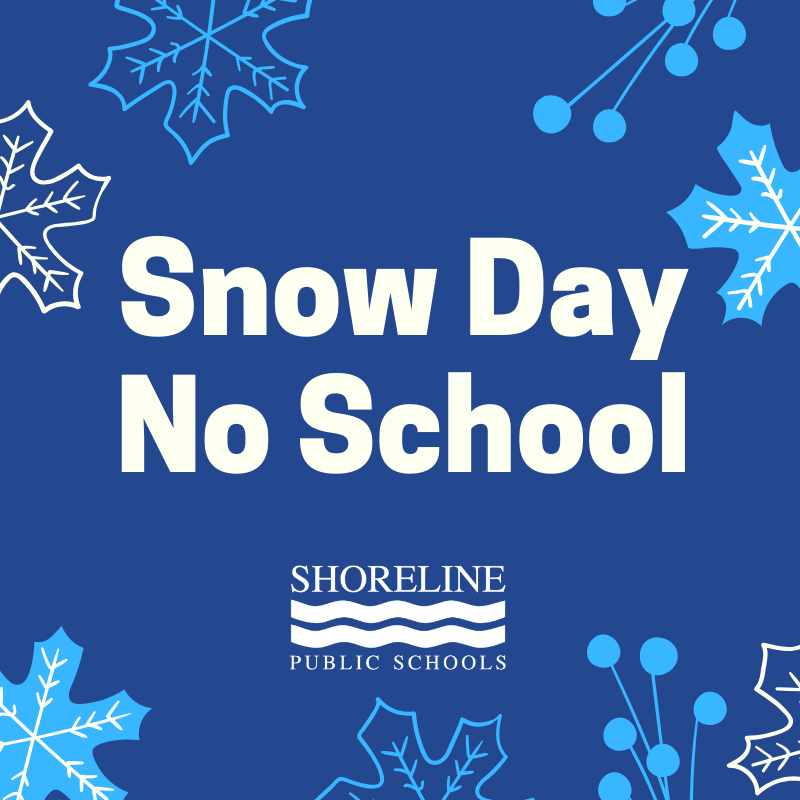 ShorelineK12's tweet photo. Snow melt off and refreezing overnight has created hazardous road and walkway conditions. Due to this, all Shoreline Schools are canceled today, Thursday, February 14. All meetings, field trips, after-school activities, etc. will be canceled for the day. https://t.co/U1pV5sjevj