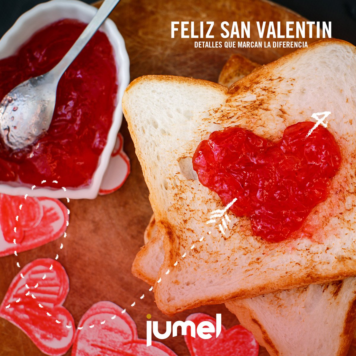 El verdadero amor se nota en los pequeños detalles. Con Jumel lo tienes muy fácil. Díselo de la forma más dulce con nuestras deliciosas mermeladas sin azucares añadidos! Disponibles en jumel-alimentaria.myshopify.com y con posible recogida en JUMEL.