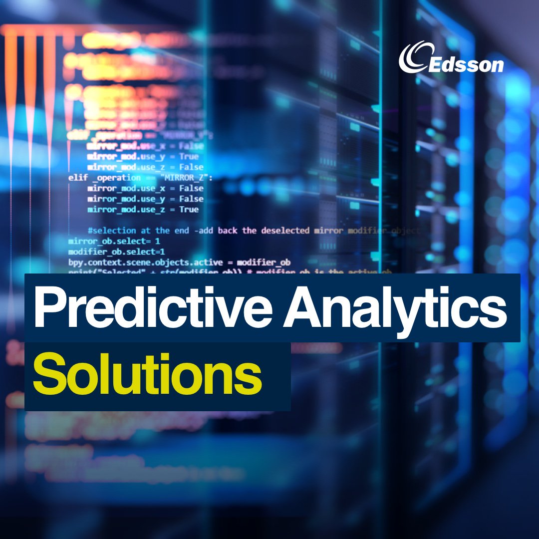 EdssonSoftware's tweet image. #PredictiveAnalytics forecasts what might happen in the future, includes what-if scenarios and risk evaluation.

Download the #presentation "Predictive Analytics #Solutions" 
by link: bit.ly/2GrxOE1
#edsson #edssonsoftware