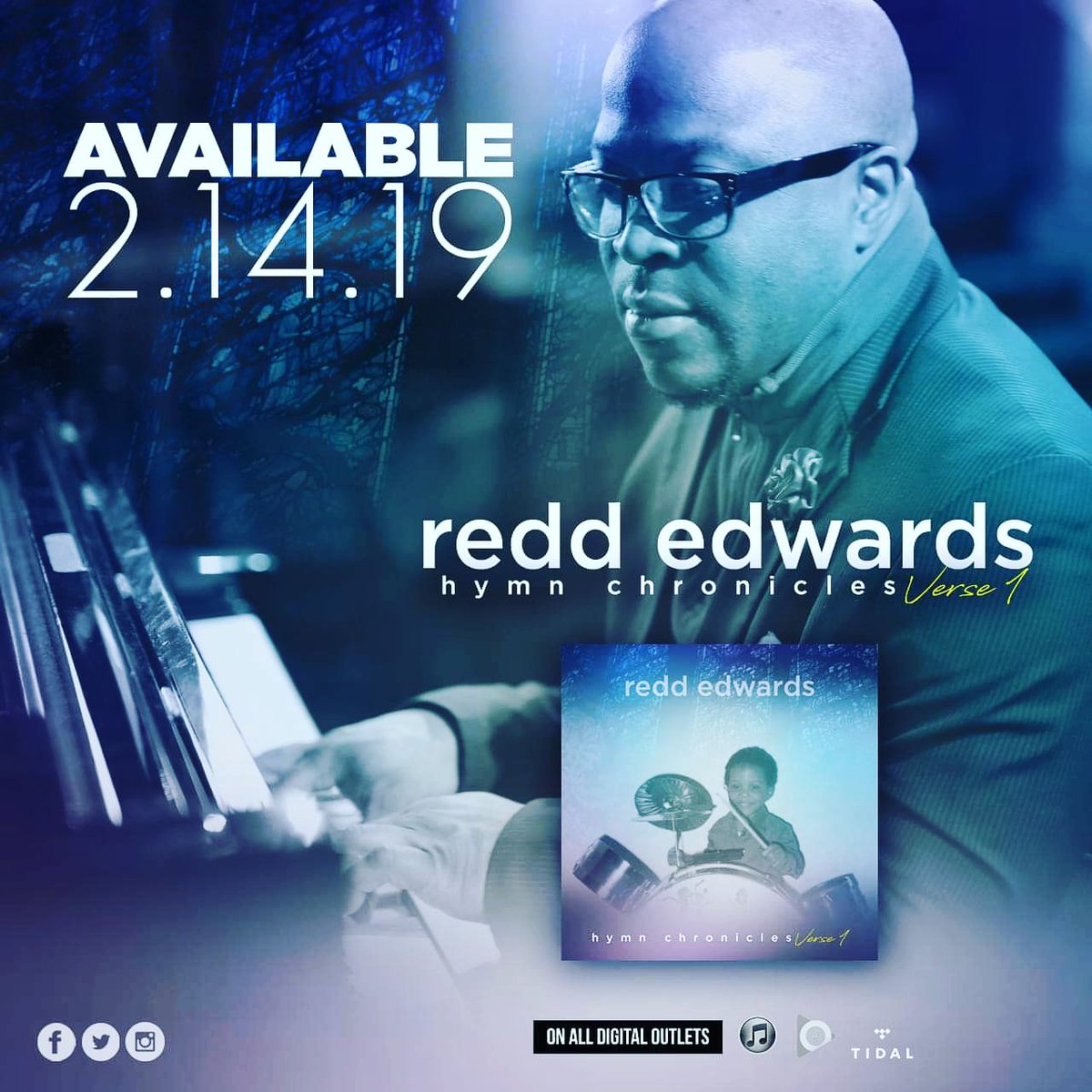 ReddEdwards's tweet image. It's finally here everybody!!!! Get the my CD with the "Love Medley" for Valentine's day... #Hymns #HymnChronicles #Verse1 #IndieArtist #Support #Grateful #TGBTG #Share #GreatMusic #GreatMusic