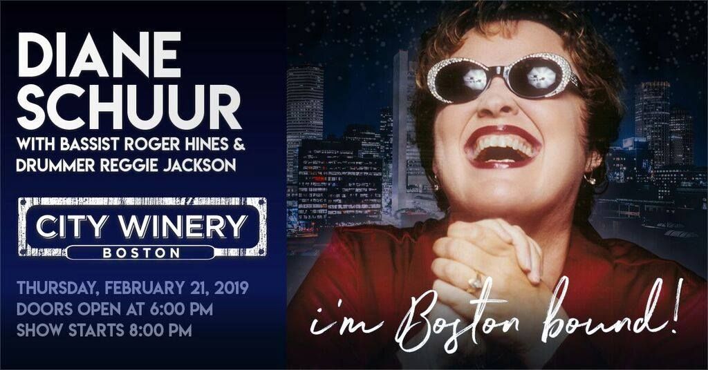 DianeSchuur's tweet photo. CHECK ME OUT AT BOSTON CITY WINERY 2/21
Getting psyched for my #debut gig at #CityWineryBoston. If you're in the area or have friends who are, share this #post and get your #tickets while they're still #available here: https://t.co/oCgvwgeuoL

#OneMoreWeek https://t.co/jFEaQh089p