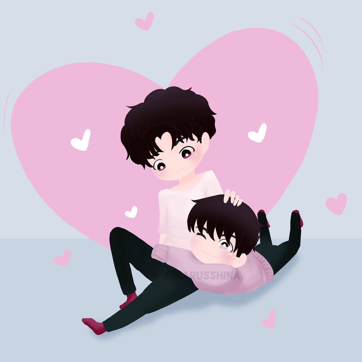 NarussHina's tweet photo. #HappyValentinesDay #BAP #BAPfanart #DaeJae #JongLo #BangHim #Kpopfanart https://t.co/Ke8TOUCFE0