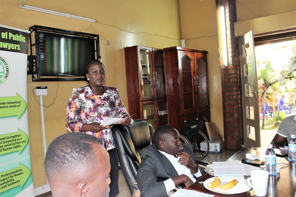 NetpilUganda's tweet photo. #NetpilUpdate We understand that it is not enough just to get a positive ruling, but also important to see the realization of the ruling benefit the applicants, and  public at large!Today we held a solution Debrief session on the James Muhindo &amp;4ORS VAG case @ HUREPEC Boardroom. https://t.co/O4R96xwOum
