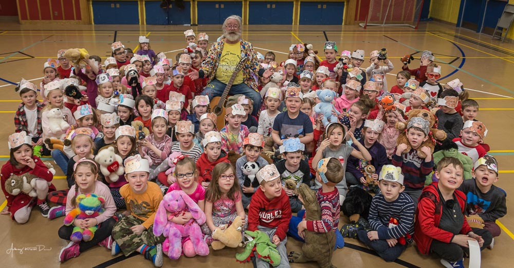 Its a super special day for our Kindergarten learners as they were so enthralled with the Teddy Bear man himself, Mr. Terry Rielly.  
#teddybears #bears #picnic #teddybearpicnic #iwanttobeinkindergartenagain @NLESDCA @EDU_GovNL