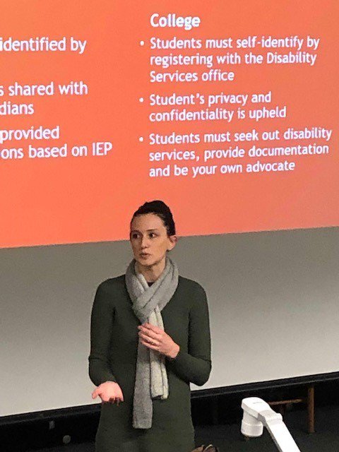 916CareerTech's tweet photo. CTE is for ALL students!  This week Melissa Traxler, @CenturyCollege met @916CareerTech students with disabilities to empower them to seek out post-secondary Access Centers that are available at post-secondary level across the state! @916schools #CTEMonthMN @MinnStateCTE https://t.co/o3nQAIUbwy
