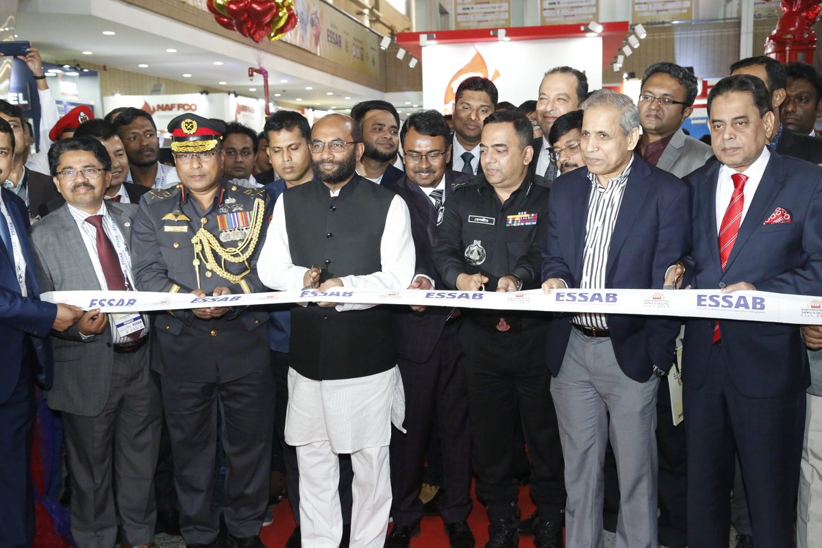 FireExpo's tweet image. 6th International Fire, Safety &amp;amp; Security Expo 2019, 1st day of Inaugural ceremony by Mr. S. M. Rejaul Karim, MP.