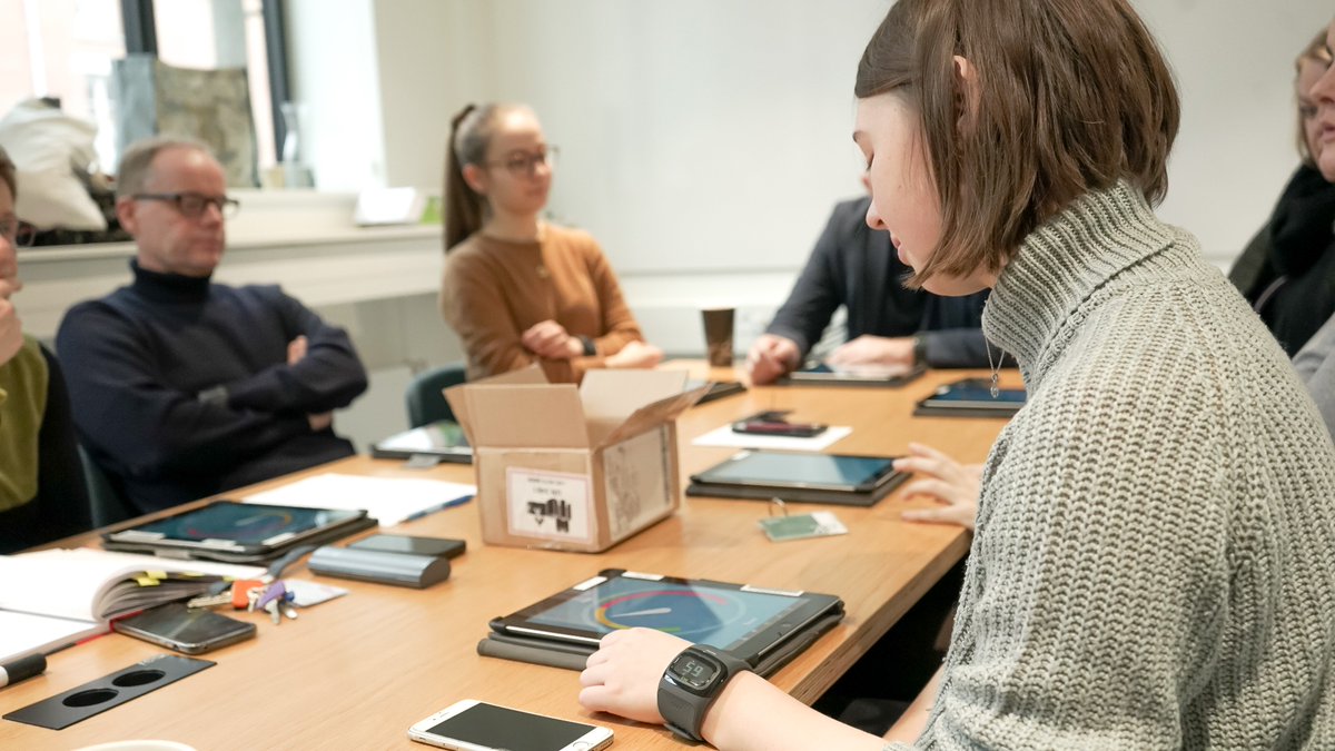 The #nursing department of #Professionshøjskolen tried our #stressmanagement solution today. #Sumondo will work on applying the solution to many students at the same time so that the nursing students under stress can be monitored and treated. We help you feel better every day <3