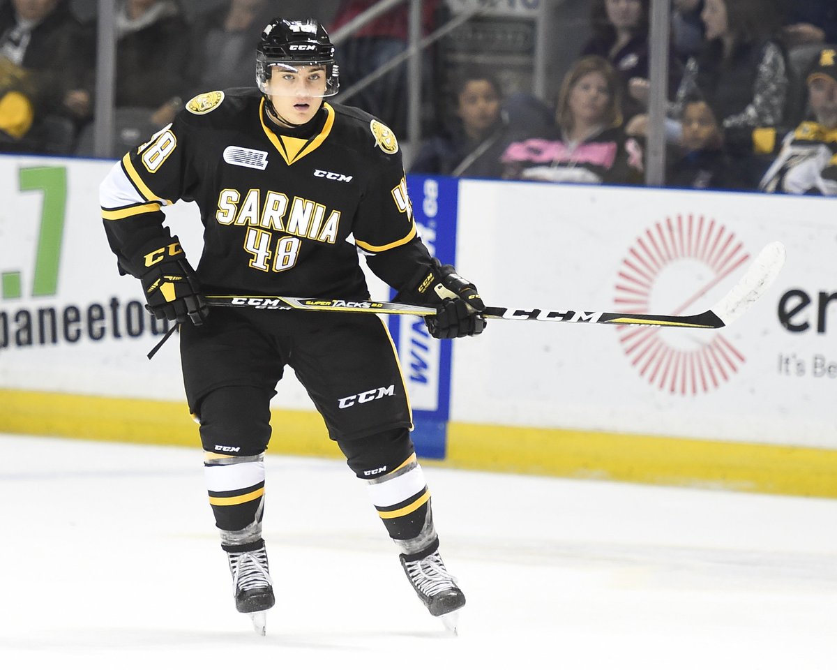 StingHockey's tweet photo. Help us wish @65_Hogue a Happy 18th Birthday today! #StingFam https://t.co/G09XcNwh4S