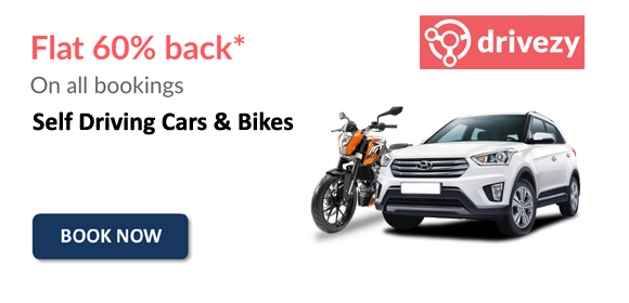 FabPromocodes's tweet photo. #Drivezy Special #Offer : Get 60% #Cashback On Self driving #Cars and #Bikes --> https://t.co/jIRApmJGfW https://t.co/fbjtSga3p8