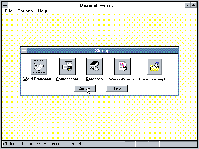 WinWorld: Microsoft Word 1.x (Windows)