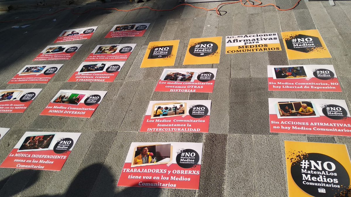 wambraEc's tweet photo. [AHORA] Sector Comunitario y Audiovisual de Comunicación demanda a asambleístas ratificar Art. de #LeydeComunicación que gantizan derechos y acciones afirmativas

Hoy @AsambleaEcuador resolverá sobre objeción al proyecto

#NoMatenALosMediosComunitarios 
#ElAudiovisualEnEmergencia https://t.co/gAX5pmGfrj