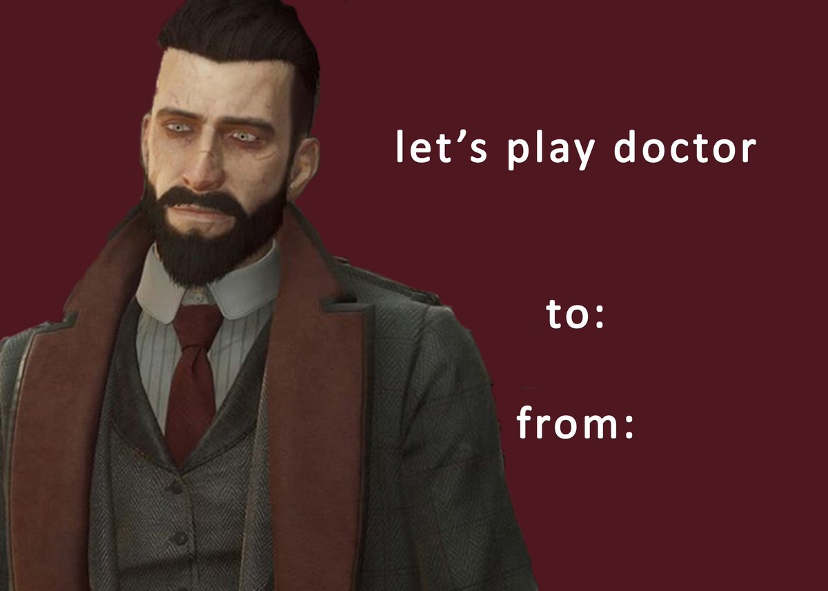 dxctorreid's tweet photo. || and so, i alo made one for the vampyr squad lmao.

happy valentines day ya'll. i made them all myself. 😂😂😂 https://t.co/O2YfvEvLZF