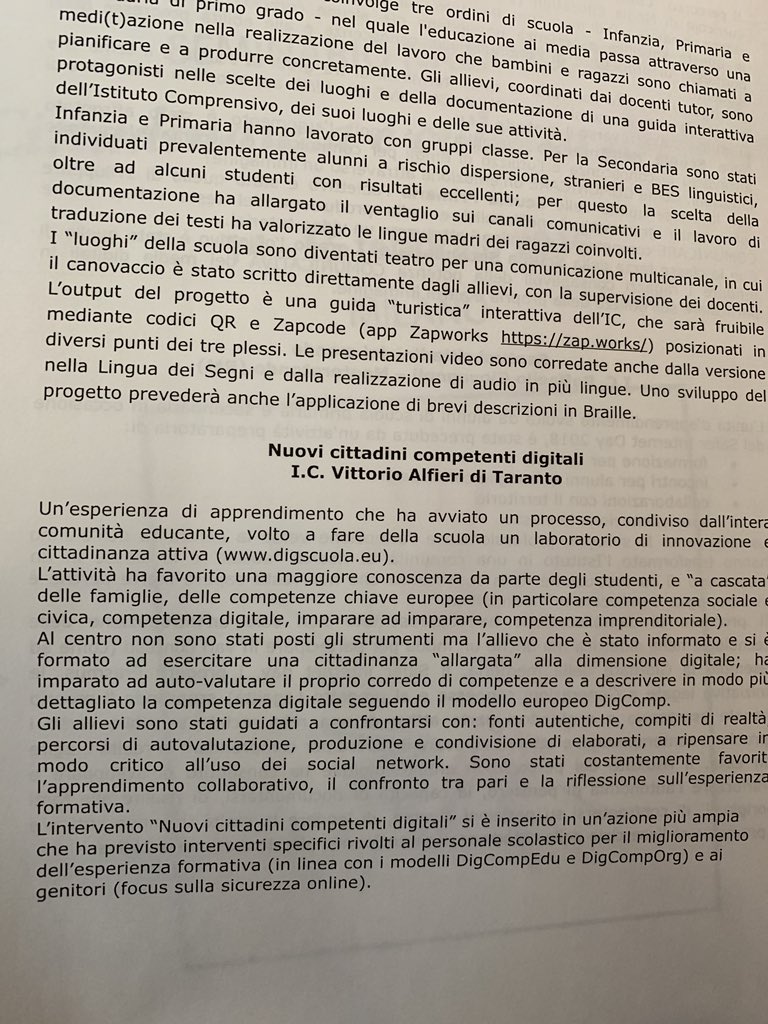 sandra_troia's tweet photo. I.C. Alfieri #Taranto  #digscuola #cittadinanzadigitale #digcomp #entrecomp @MiurSocial https://t.co/jjA6LqfPZP