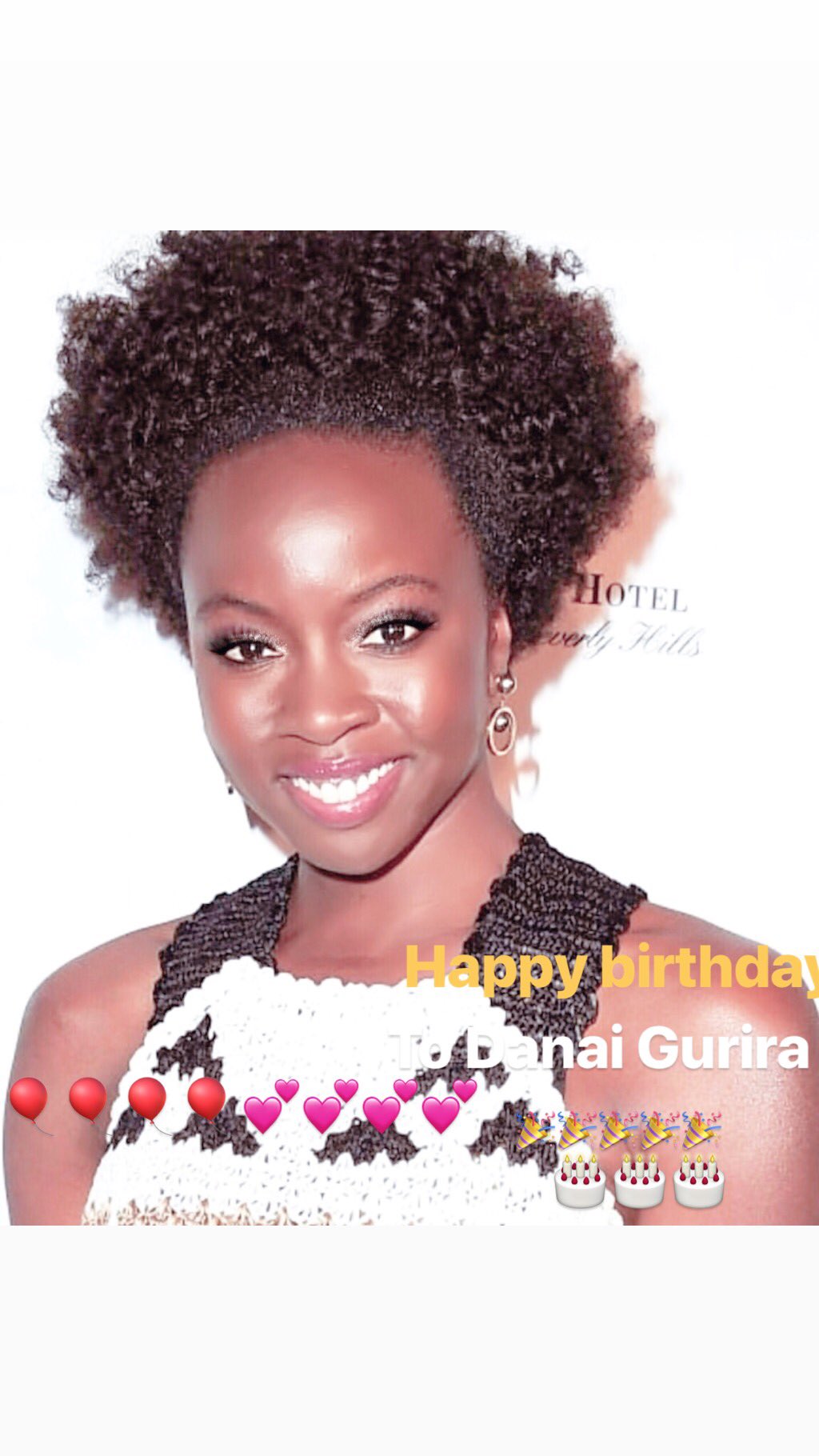 Happy birthday to Danai Gurira    we love you and support you always!!!!                  