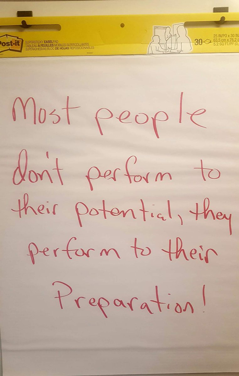 rwresinger's tweet photo. Most people don't perform to their potential they perform to their preparation. #trainingboard #leadership #hustle #reach #grit https://t.co/G4Z7x26TrQ