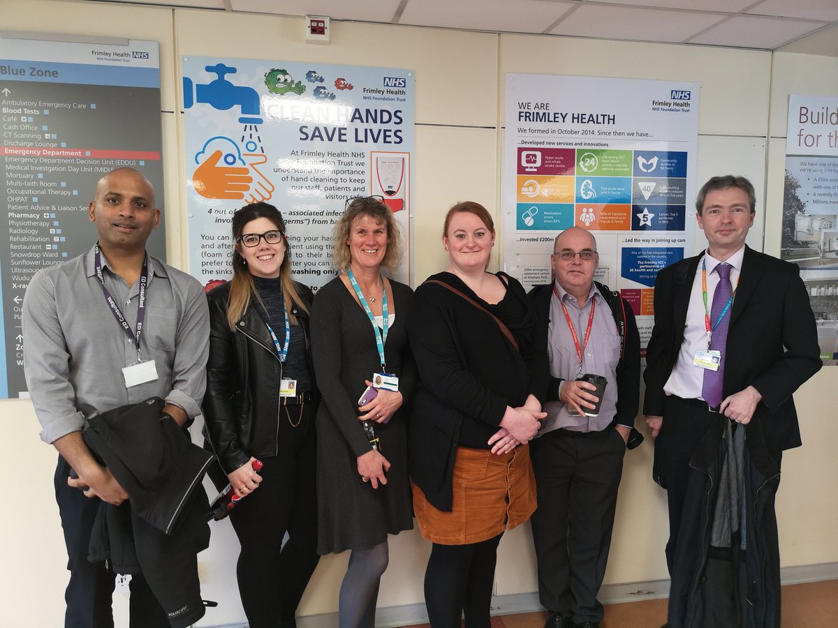 kate_hatchard's tweet photo. @OneNHSinDorset @RBCH_NHS visiting @FrimleyHealth Wexham Park new Emergency Care Centre to gain inspiration for the new emergency care centre. #improve #chamge https://t.co/NnH5T7izc6