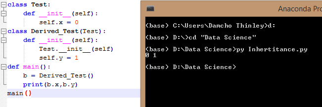 thinley_damcho's tweet image. #InheritanceInPython
#100DaysOfCode 
#tij_tech
Day : 12