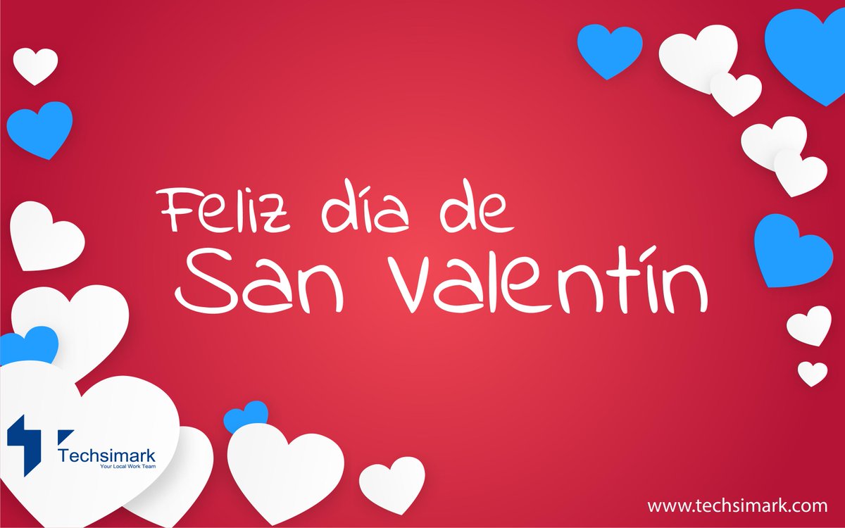 techsimark's tweet image. Por parte de todos los que formamos #Techsimark queremos desearte un #FelizDíaDeSanValentín en compañía de quien más quieres. #AmorYAmistad #14deFebrero #WECON