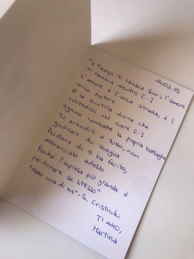 Lettera per il mio ragazzo per un mese