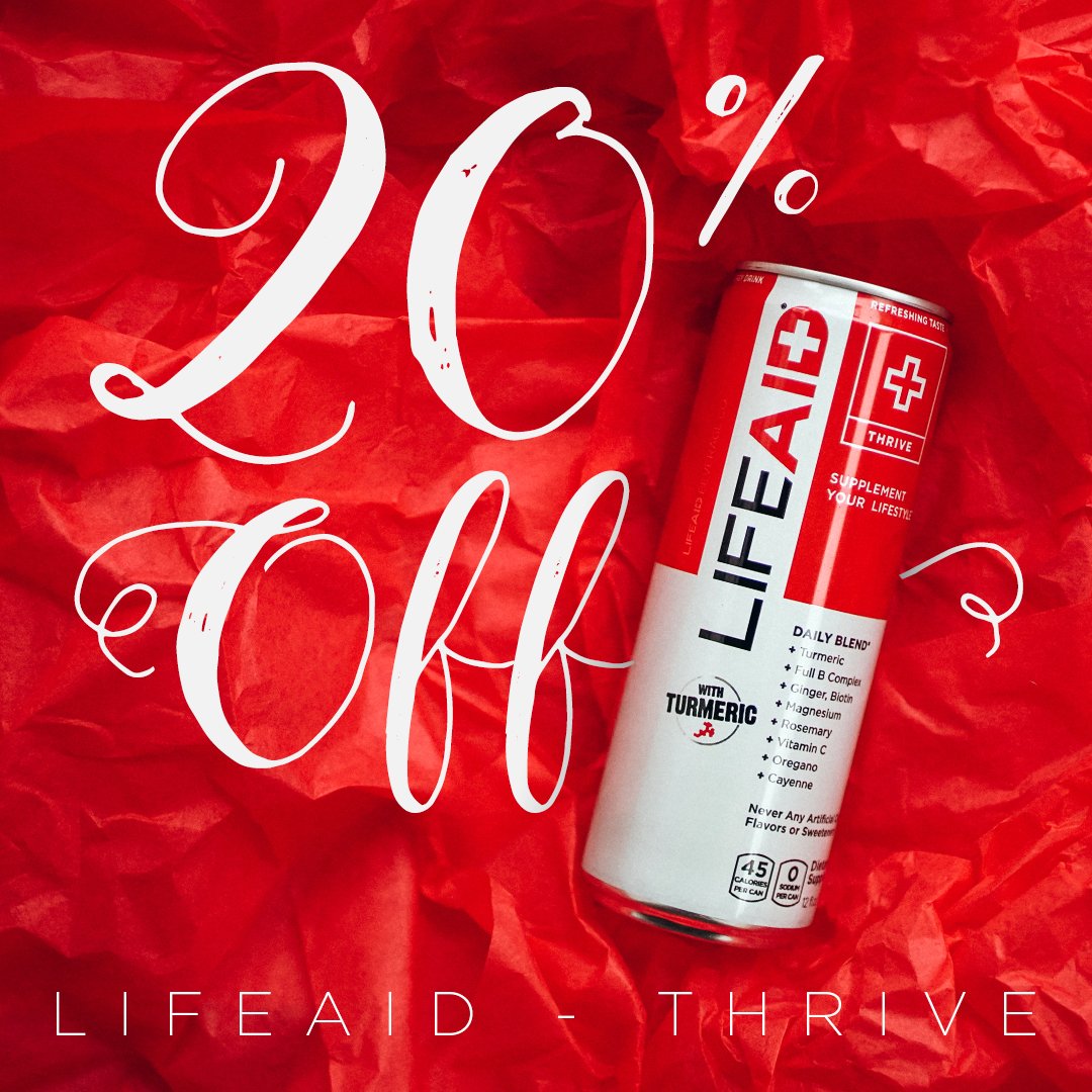Show your valentine you care about their health, give them the perfect gift: LIFEAID, now 20% OFF!

Better hurry - our LIFEAID Thrive Blend is only on sale until midnight tonight (Feb. 14 at 11:59 p.m. PT). BUY NOW: bit.ly/LifeAidLove