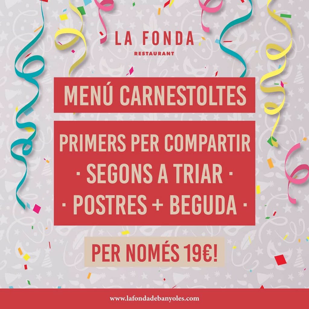 IDILIUM2013's tweet photo. Divendres 22 i dissabte 23 de febrer 😉. 
.
☎️ Truca’ns per reservar 972573205.
.
#Banyoles #carnestoltes #menúCarnestoltes #menjacomdéumana https://t.co/LeowQO6qPK