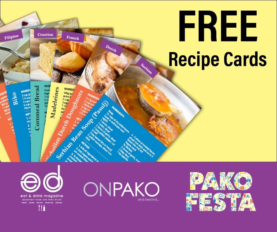 CulturaAust's tweet image. 21 of Geelong’s Cultural Communities will be selling food at Pako Festa and are also sharing their secret recipes that have been handed down generations. Collect your recipes when you purchase food at any community food stall! pakofesta.com.au