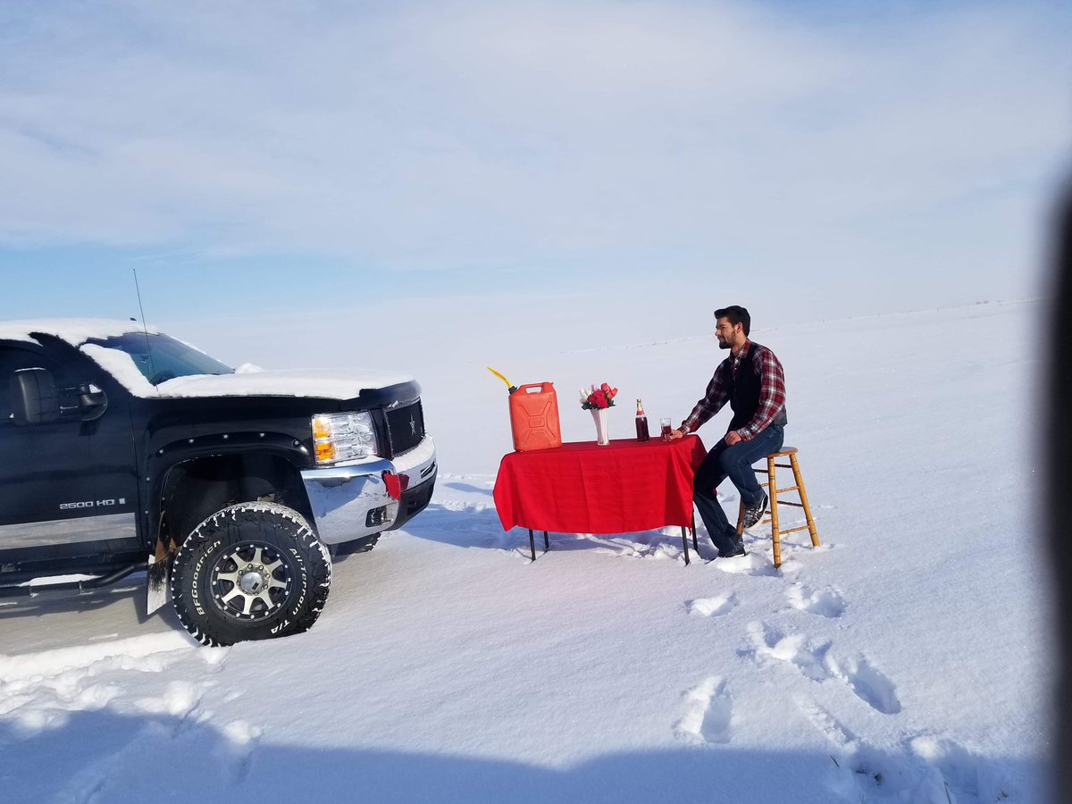 So my brother took his truck out for #ValentinesDay2019 <a href="/chevrolet/">Chevrolet</a> #singleawarenessday #vday #Bachelor