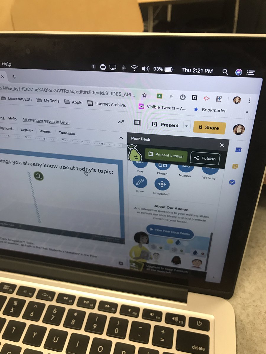 rairvin's tweet image. Playing with @PearDeck! What took me so long to get back to this tool? @mdjames67 and @pvinogradov you’ve inspired me. #itssosimple