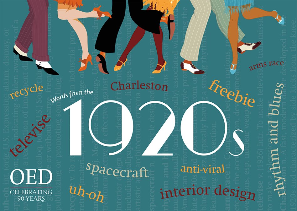 a cartoon illustration of people wearing 1920s style clothing