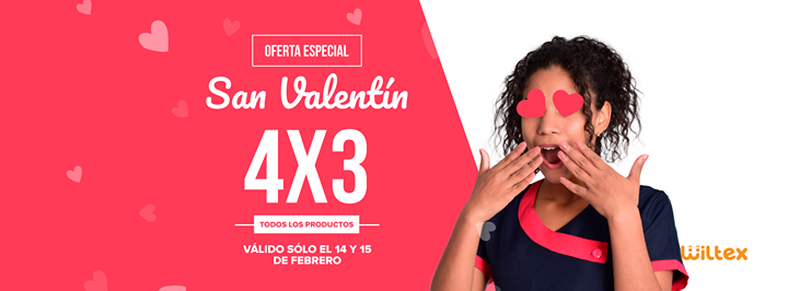 wiltexPeru's tweet photo. ❤️💓OFERTA 4X3 DE SAN VALENTÍN, este 14  y 15 de Febrero, LLEVA 4 POR EL PRECIO DE 3 EN TODOS NUESTROS PRODUCTOS. APROVECHA ESTA OFERTA ESPECIAL Y COMPARTE ESTE DÍA DE LA AMISTAD Y EL AMOR ;)

Todos los delantales y mucho más lo encuentras Wiltex 😎 co… https://t.co/1JqT0x2sPp https://t.co/tzM8QRKyme