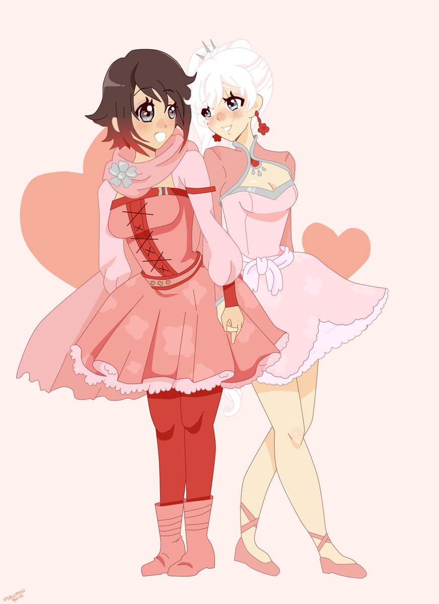 MewMewPurin's tweet photo. Happy Valentine's Day!
Based off of @CorrinForte 's wonderful Spring designs! Please check their stuff out!
#whiterose #rwby #weissxruby #rubyxweiss #WeissSchnee #roosterteeth #iceflower https://t.co/pz7xDFOZVJ